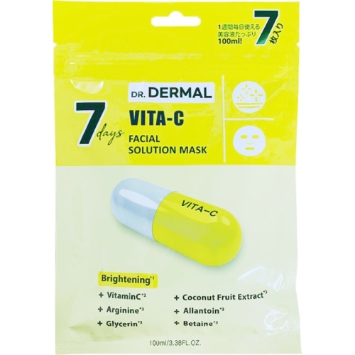 ドクターダーマル 7daysフェイシャルソリューションマスク VITA-C 7枚