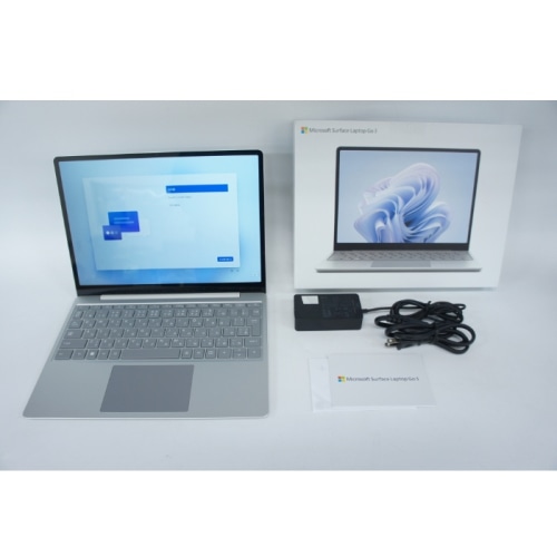 [中古C]Surface Laptop Go 3 XK7-00005 プラチナ 店頭展示機  (Core i5-1235U/8GB/256GB/12.4インチ/Office/Win11)