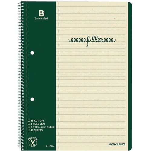 スパイラルノートフィラーノート2号B ス-10B