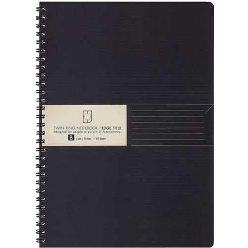 ツインリング＜エッジタイトル＞B5B罫 ス-TJ4B