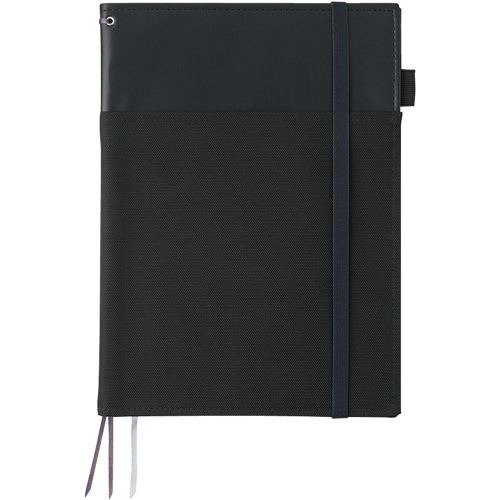 カバーノートシステミックリングB5合皮 ノ-V683B-D 黒