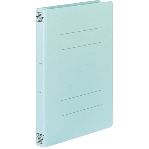 フラットファイルW＜厚とじ＞A4S フ-W10B 青