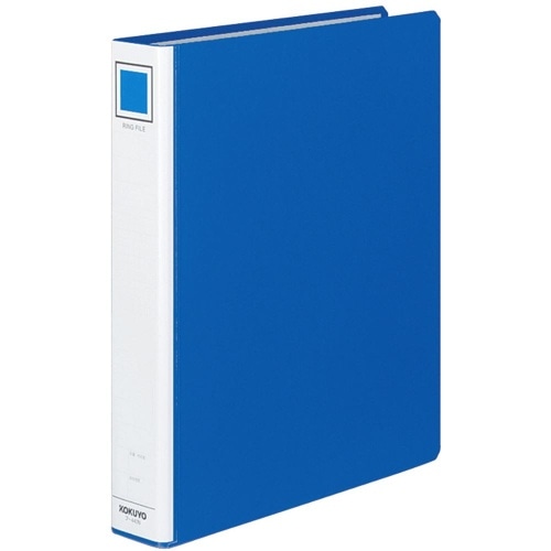 リングファイル A4S 2穴 フ-440B 青