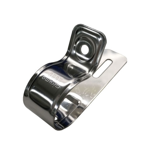 ステンレス片サドル 5個入 DZ-SK2328 シルバー