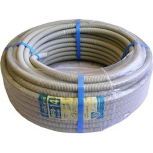 PF単層波付管MFS-14 50m巻 MFS-14-50M 白