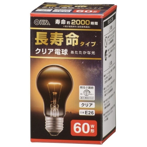 LB-DL5657CN 長寿命クリア電球60W1P [1個]