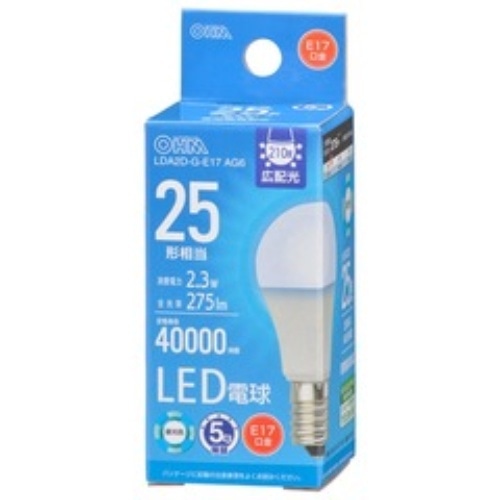 [取寄10]LED電球小形E17 LDA2D－G－E17 AG6 [1個][4971275655355]