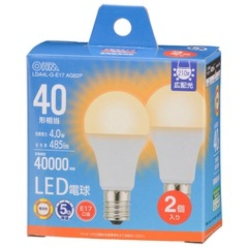 [取寄10]LED電球小形E17 LDA4L－G－E17 AG62P [1個][4971275655423]