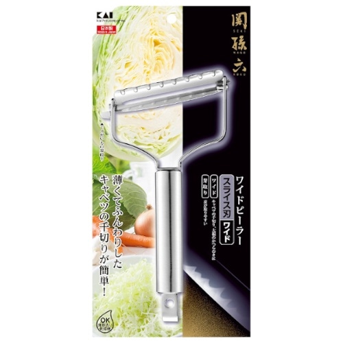 関孫六ステンレスワイドピーラー固定式 DH3349