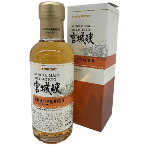 シングルモルト 宮城峡 フルーティ＆リッチ 180ml 箱付