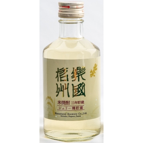 25° 楽國・信州乃焼酎米シェリー樽貯蔵