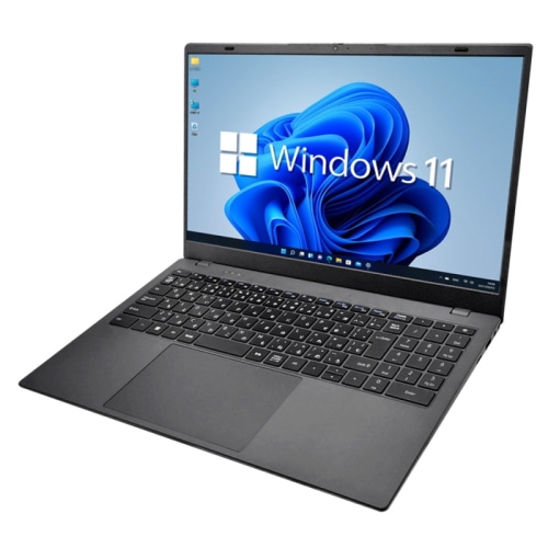 [セット品](PCバッグ付き)NC15J インテル N150・NVMe SSD 256GB・12GBメモリ・15.6インチ フルHD・日本語配列キーボード・Windows 11 マットグレイ