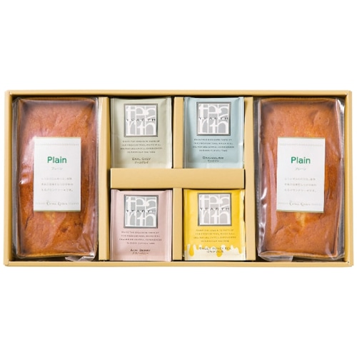 TEARTH ビッグメイク パウンドケーキ＆紅茶 ギフト [直送商品](4194-029)
