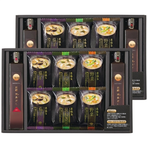 フリーズドライみそ汁＆飛魚だし セット [直送商品](4221-054)