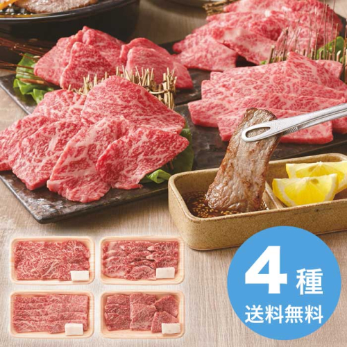サンショク松阪牛 人気の焼肉 4種 食べ比べ セット 480g [冷凍][直送商品](4266-034)