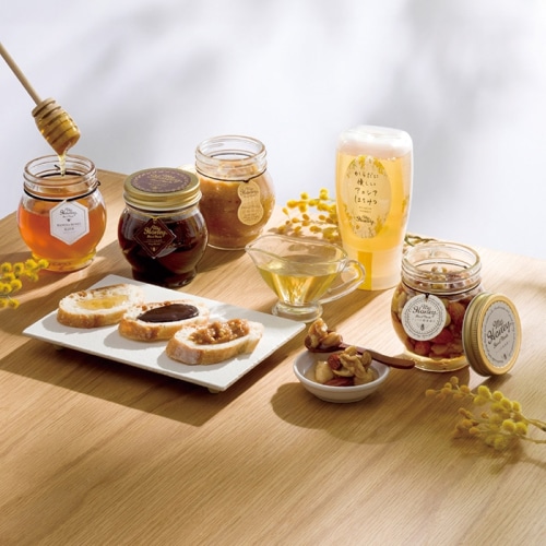 MYHONEY ナッツの蜂蜜漬け&マヌカハニーブレンド&ハニーショコラ&ピーナッツハニー セット [直送商品](4232-033)
