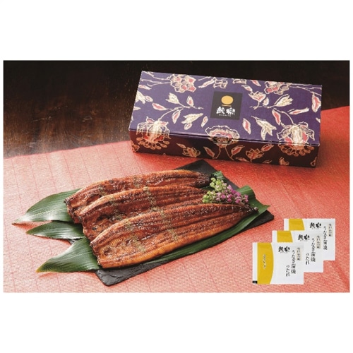 鰻楽 うなぎ 蒲焼 長焼 3尾 [冷凍][直送商品](4272-049)