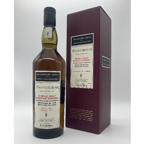 【並行品】マノックモア 1998~2009 10年 マネージャーズチョイス 59.1度 700ml 箱付