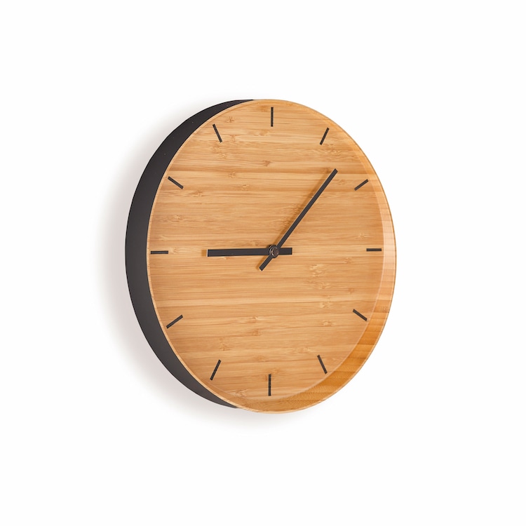 竹のウォールクロック