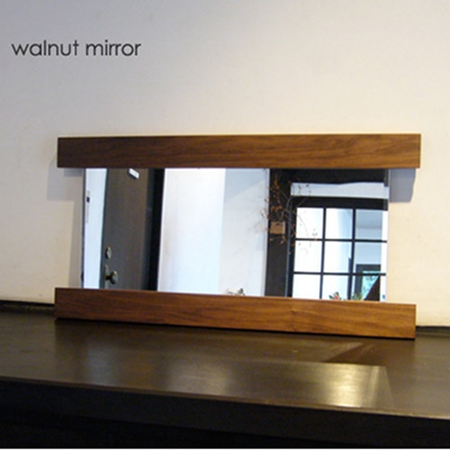 ウォールナット ミラー