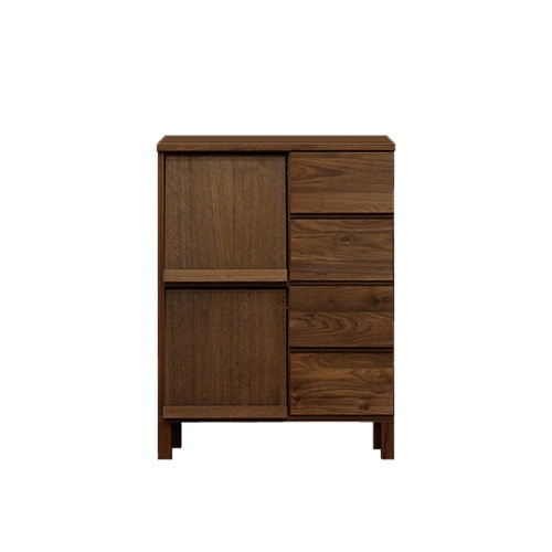 レッチェ マガジンレコードラック(1列＋引き出し4杯)