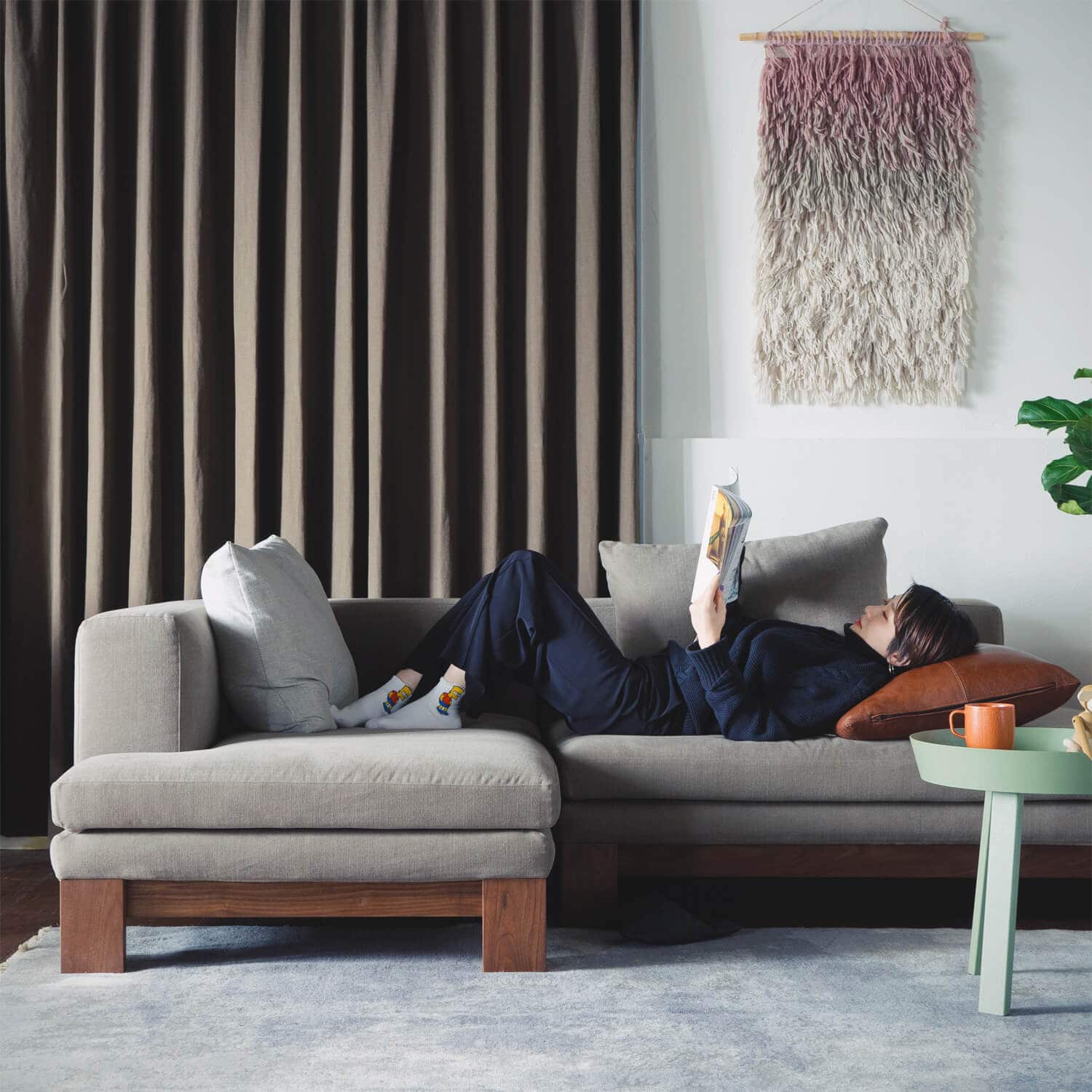 コモリ ソファ(ベンチ＋カウチ)