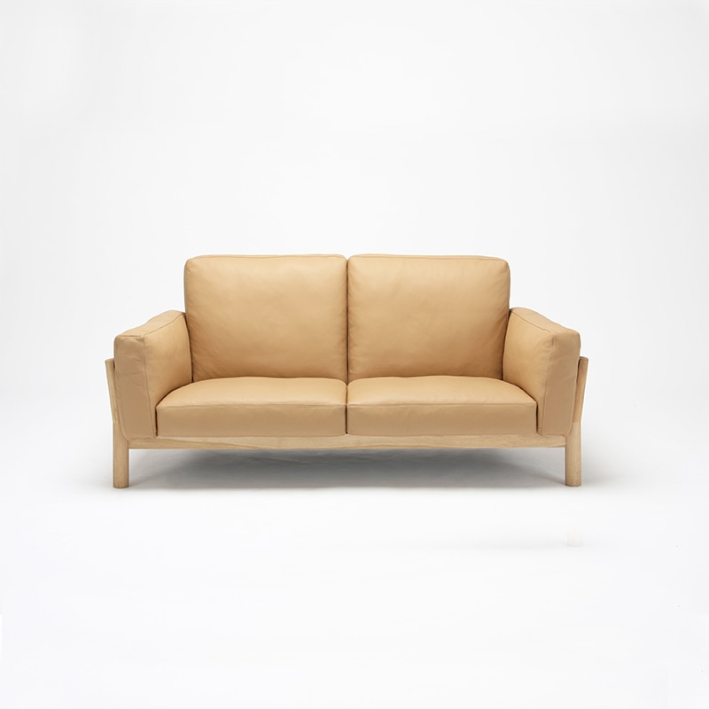 キャストールソファ 2人掛け［レザー］