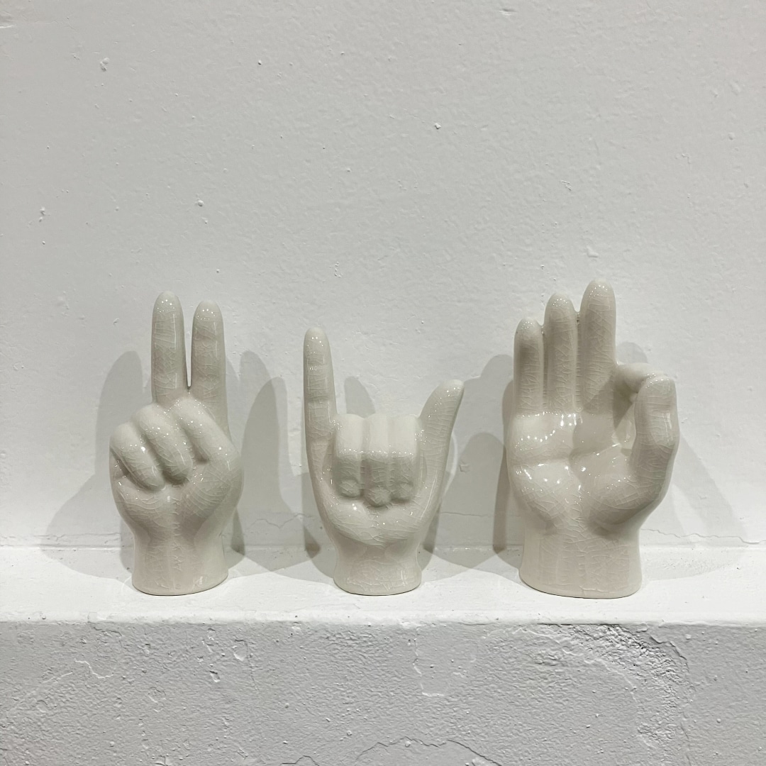 ポーセリン ハンド オブジェ