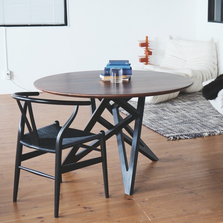 ロゼ エンネア(直径120cm / ウォールナット)