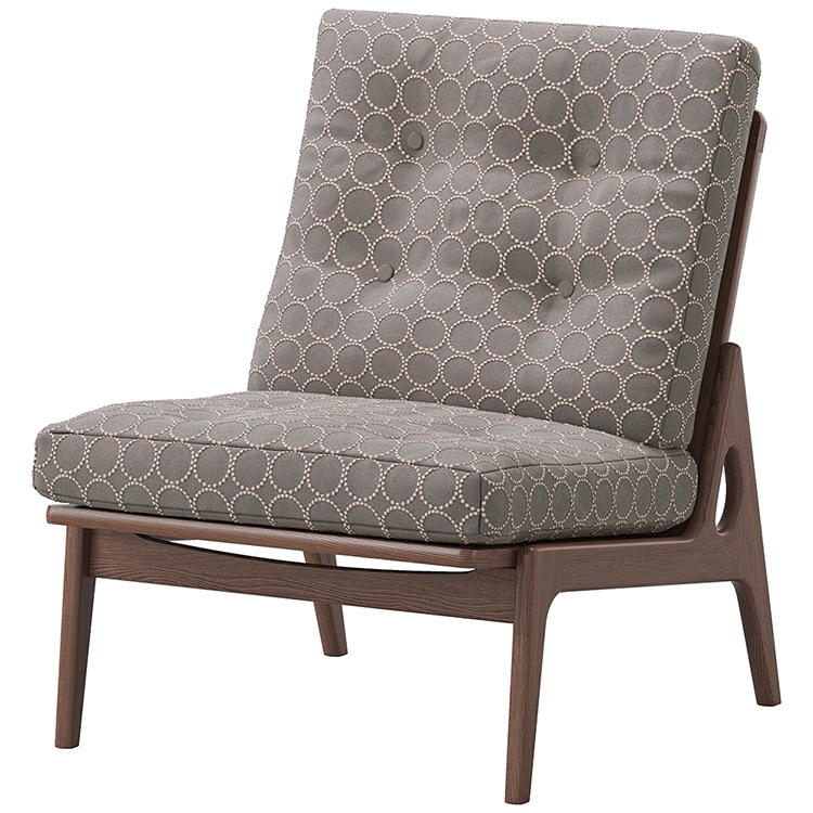 マルニ60プラス ワイドハイバック 1シーター アームレス(ウォールナット)