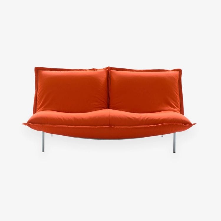 ロゼ カラン リクライニング(2人掛け（スチール脚）)